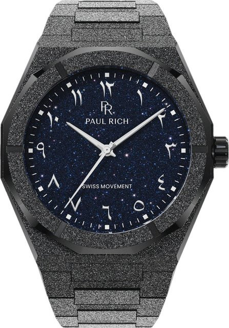 Paul Rich Herrenuhr, Quarz, Edelstahl, Blau, 43 mm, 5 ATM - Bild 1
