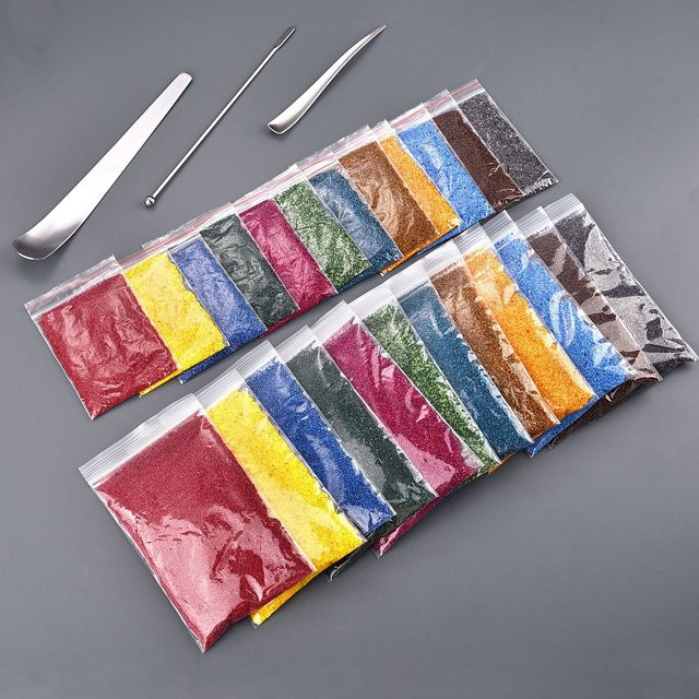 Buntes Sandwachs für DIY-Kerzen zum Basteln und Gestalten, Mehrfarbig - Bild 1