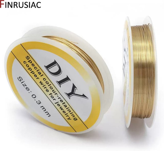 FINRUSIAC Perlendraht, 14K vergoldeter Kupferdraht, Unisex - Bild 1