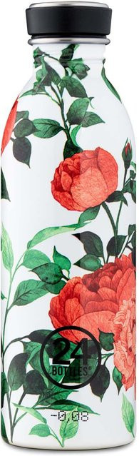 24Bottles Urban Bottle Floral Sweet Crime in Multicolour und Weiss, 500ml - Bild 1