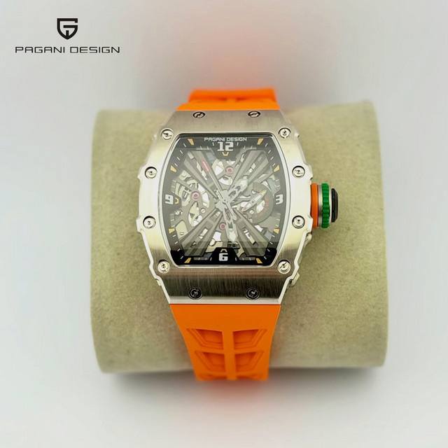 Pagani Design Armbanduhr, Quarz, Edelstahl, Saphirglas, 42 mm, Herren - Bild 1