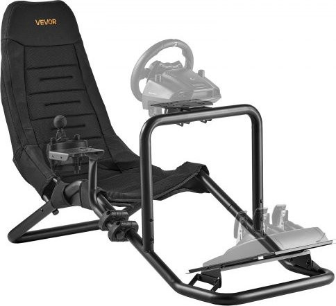 VEVOR Racing Wheel Stand Simulator Cockpit für Logitech G25 G27 G29 G920 G923 und Thrustmaster T300RS TX F458 T500RS Schwarz - Bild 1