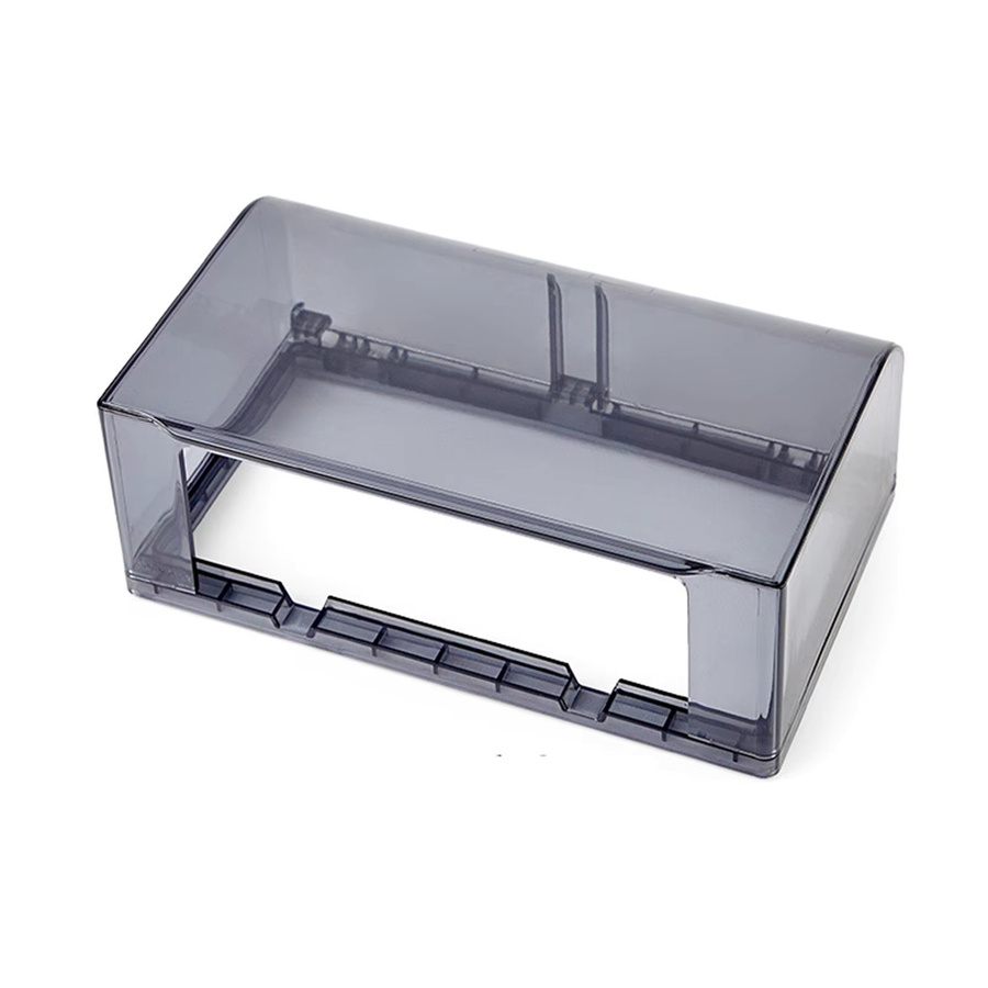 2er-Set MagiDeal Steckdosen-Abdeckungsboxen Typ 118 in Transparent als Steckdosenschutz für Wandschalter und Steckdosen im Büro oder Wohnzimmer - Bild 3