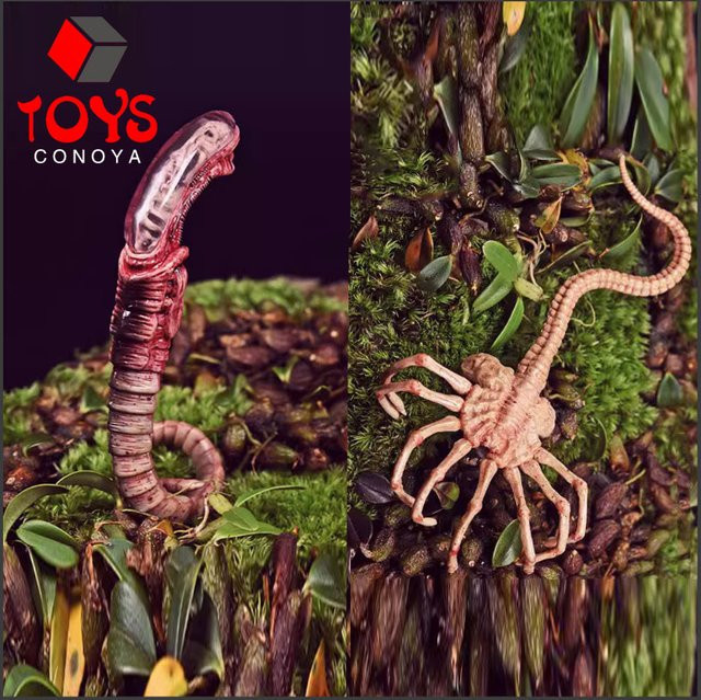 Fire Girl Alien Chestburster Facehugger Figur, Modell Szene Zubehör, 1/6 - Bild 1