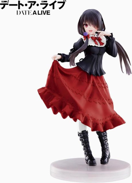 Fashnics Date A Live Kurumi Tokisaki Actionfigur Schwarzes Kleid PVC - Bild 1