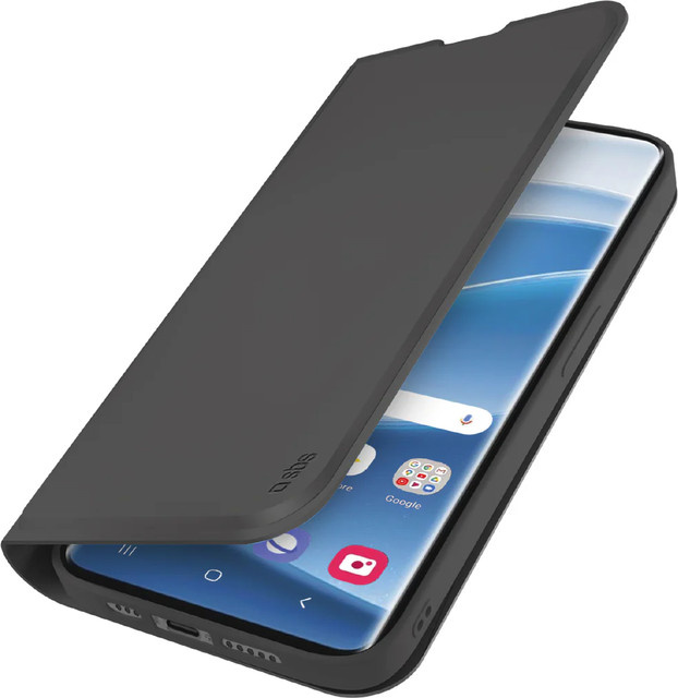 Xiaomi Redmi Note 14 Pro Klapphülle mit Ständer und Soft-Touch-Oberfläche, Schwarz - Bild 1