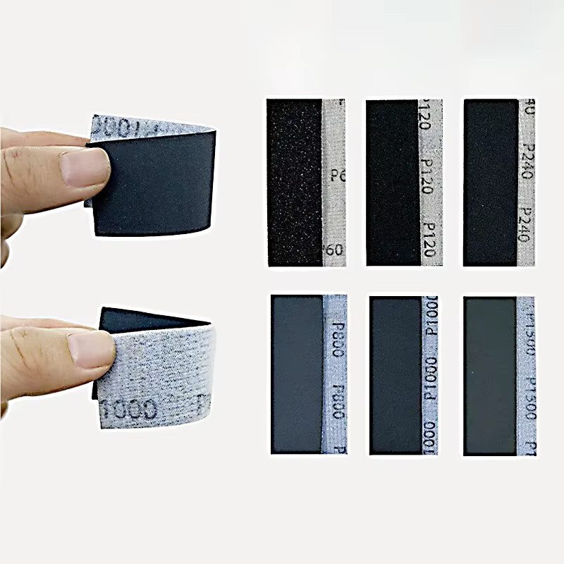 TQLQ Micro Detail Sander Papier Kit für Nass- und Trockenschleifen mit Schleifblock für Metall und Holzbearbeitung, 51-teiliges Set - Bild 3