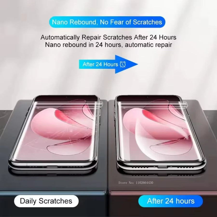 4er-Pack Hydrogel-Displayschutzfolien für OPPO Find X9 Pro, X8S Plus, X8 Pro, X8 Ultra und Reno15, 15C, 15 Pro, transparent - Bild 3