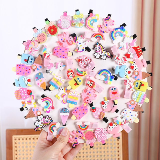 BABY BOWS Haarspangen, Cartoon-Eiscreme-Einhorn, Kinder - Bild 1