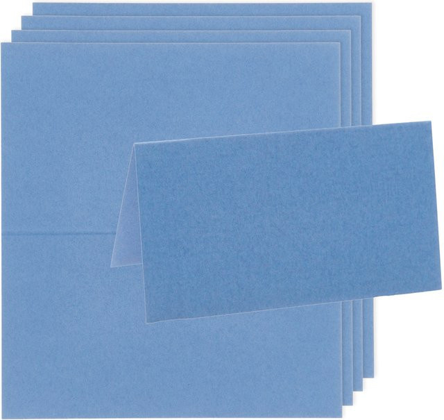 Rico Design Paper Poetry Luxury Tischkarten in Royalblau - Bild 1