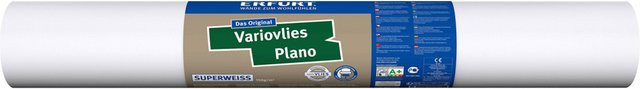 Erfurt Vliestapete Variovlies Plano Superweiß, Farbe: weiß, B/L: 53 x 2000 cm - Bild 1