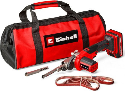 Einhell Akku-Bandfeile TE-BF 18 Li-Solo Power X-Change, 18V, rot/schwarz - Bild 2