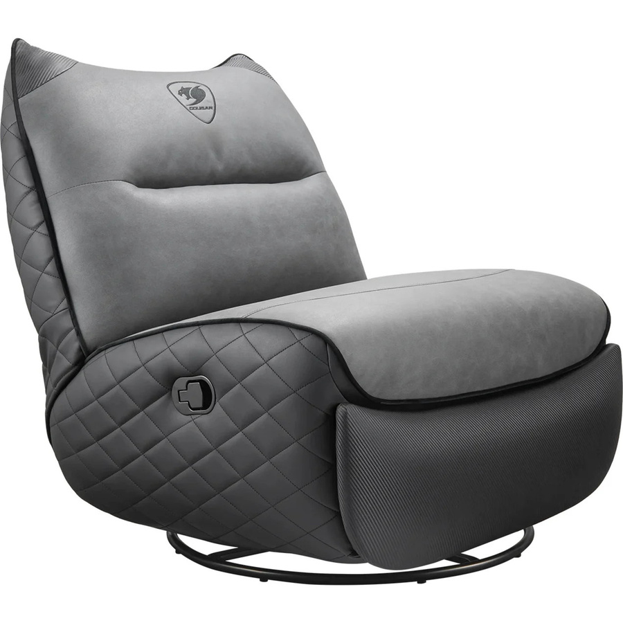 Cougar Gaming Sofa Overlord NEO Gaming-Stuhl in Grau mit Kopfstütze und Kunstleder - Bild 1