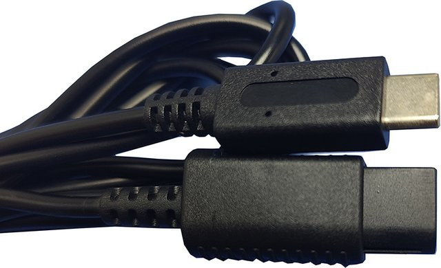 NGC-Verbindungskabel für Nintendo Game Cube Konsole, 65 W Ladekabel mit 2 m Länge, Schwarz - Bild 1