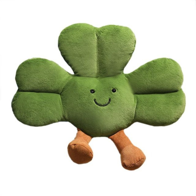 Binchi Fitness Kleeblatt-Puppe, Plüschtier, 20cm, beige, ab 14 Jahre - Bild 1