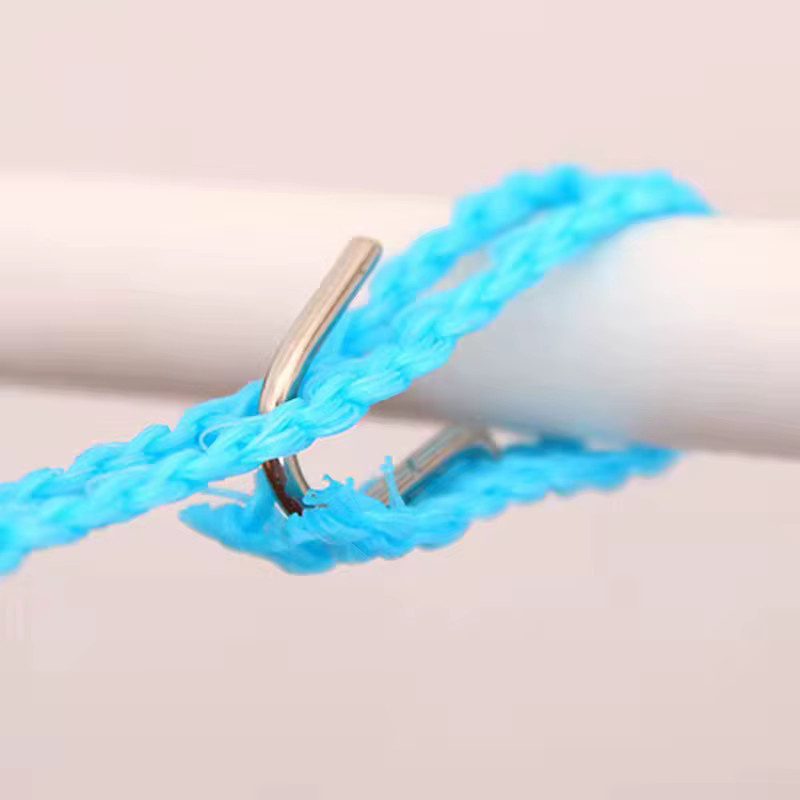 JETTING Tragbare winddichte Wäscheleine im Zaun-Design für Innen und Außen, 5m oder 10m, Farben: Grün oder Blau - Bild 2