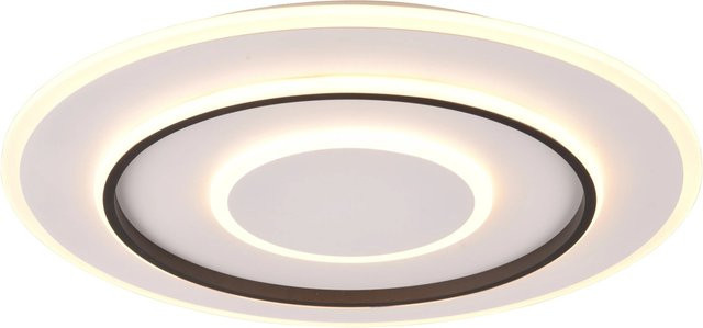 Reality LED Deckenleuchte Jora in Weiß matt mit Fernbedienung und Timer, rund, Durchmesser: 60 cm - Bild 1