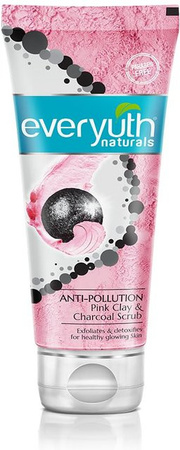 Everyuth Naturals Anti-Pollution Rosa Tonerde Aktivkohle Gesichtspeeling, 100g