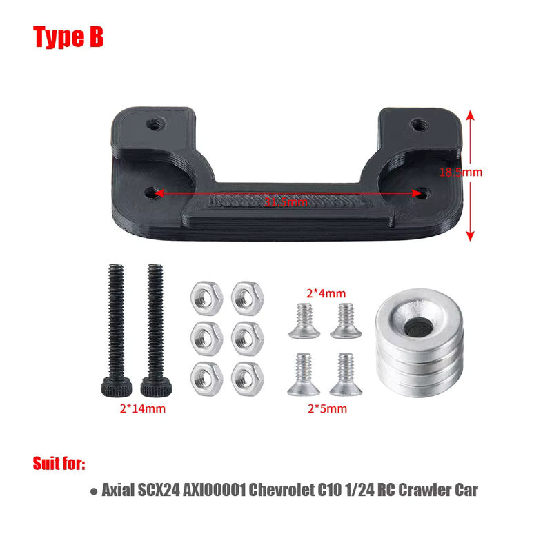AXSPEED Magnet Karosserie-Säulenpfostenhalterung für Axial SCX24 1/24 RC Crawler Car - Bild 3