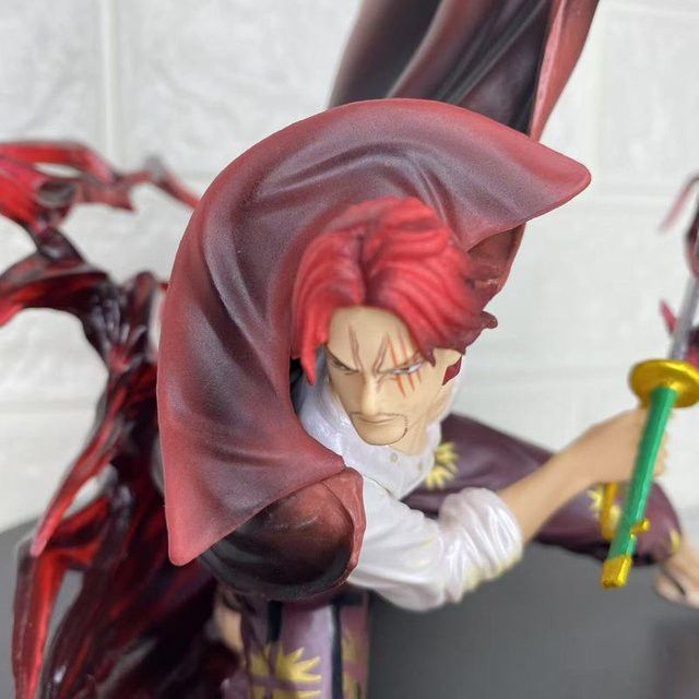 Bandai One Piece Anime-Figur Red Haired Shanks PVC-Modell in Rot und Multicolor - Bild 1