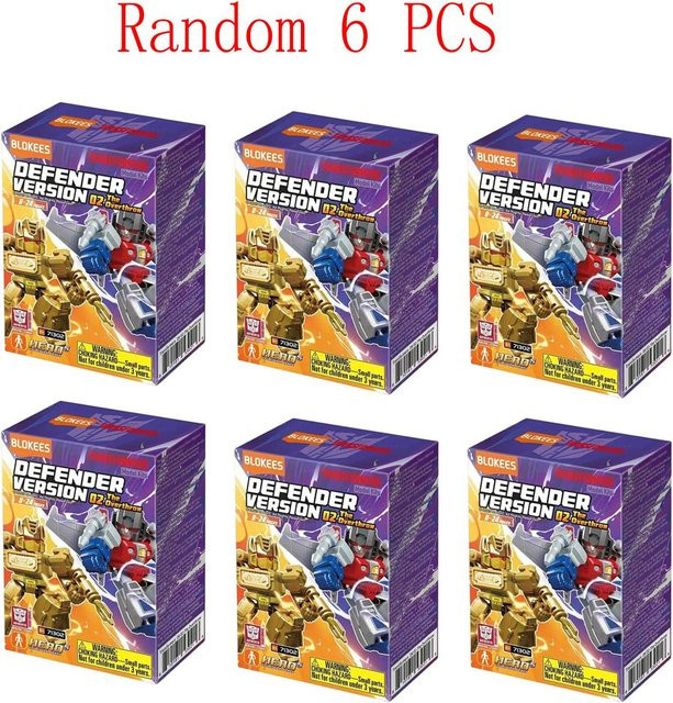 Blokees Transformers Defender Version Vol.4, Blind Box, Bastelspielzeug, Sammlermodell - Bild 1
