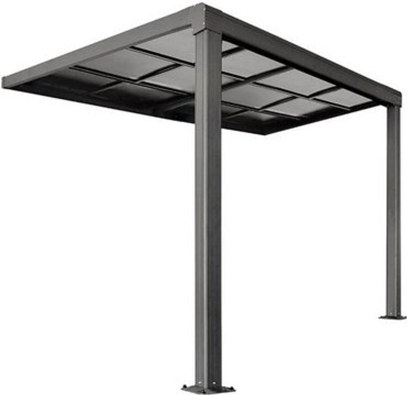 Home Deluxe Terrassenüberdachung Solis Deluxe in Grau, B/T/H: 290 x 295 x 233/272 cm - Bild 2