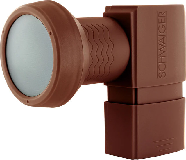 Schwaiger SUN PROTECT Digitales Twin LNB LNCR0002 in Ziegelrot - Bild 1