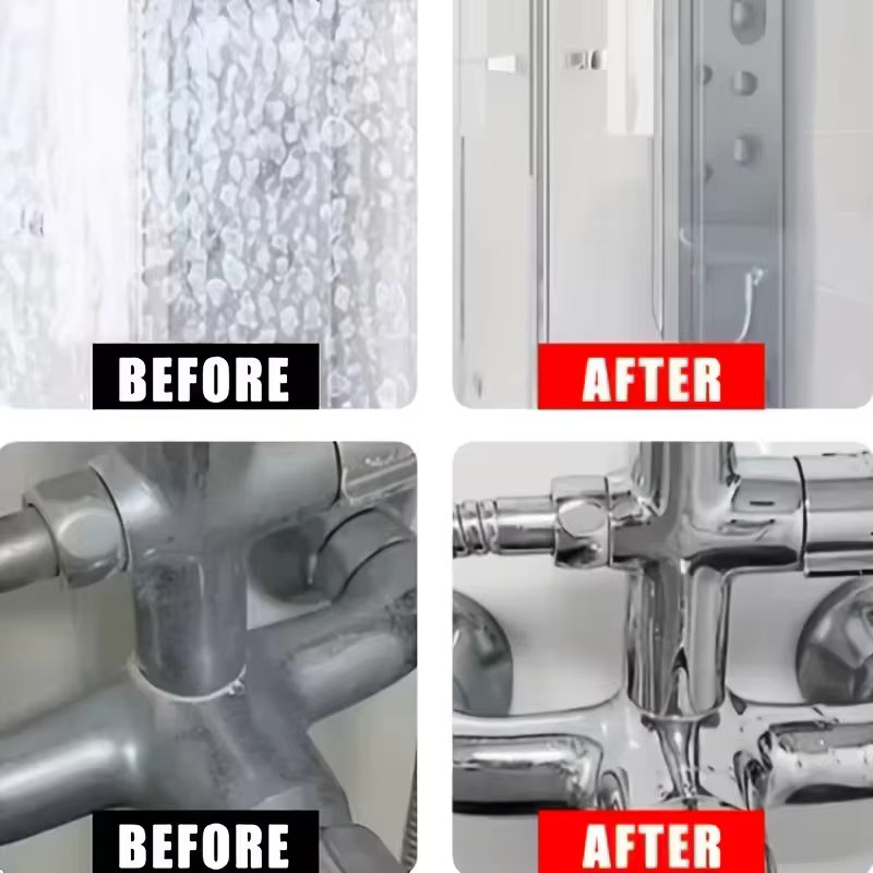 QIFENGHE Glasreiniger-Spray Weiß 100ml mit streifenfreier Formel für Fenster, Spiegel und Autowindschutzscheiben - Bild 2