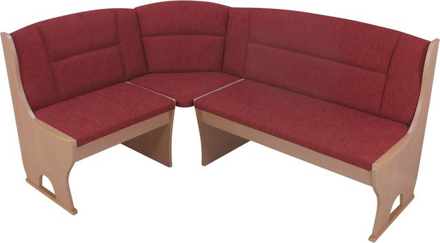 Eckbank Truheneckbank von möbel direkt online in Buche mit Holzwerkstoff und Polsterung aus Polyester und Baumwolle, B/T/H: 125 x 165 cm - Bild 1