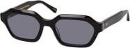 MESSYWEEKEND Anthony Sonnenbrille, Rechteckig, Vollrand, Kunststoff, Unisex - Bild 1