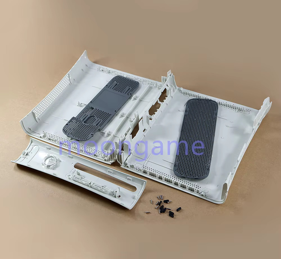 OCGAME Ersatzgehäuse mit Knöpfen und Schrauben für Xbox 360 Fat Konsole in Schwarz oder Weiß - Bild 1