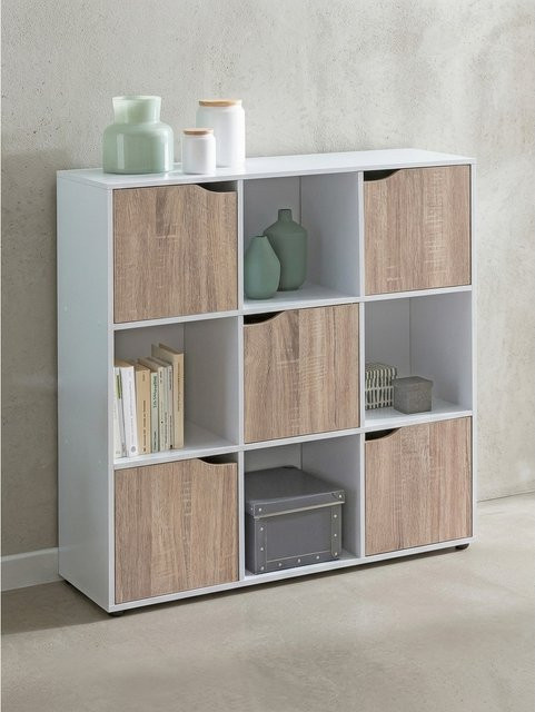 Sideboard MASSA von KADIMA DESIGN in Sonoma, Farbe Braun, B/H/T: 89 x 91 x 29 cm - Bild 1