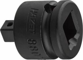 Hazet Steckschlüssel-Adapter 1/2 Zoll auf 3/8 Zoll, Schwarz - Bild 2