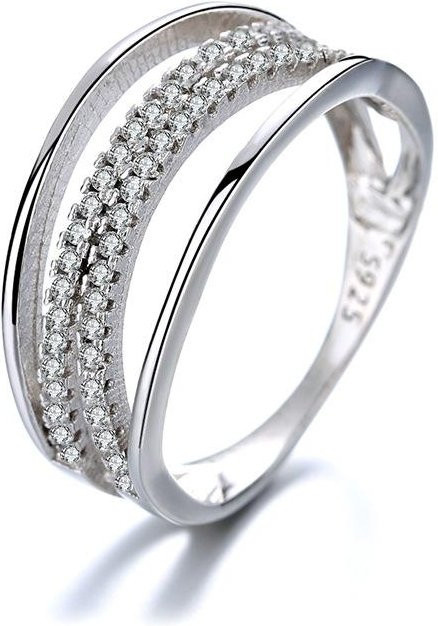 Lucky Star Jewelry Ring 925 Silber, Zirkonia, Damen - Bild 1