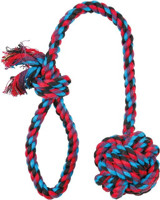 Jollypaw Spieltau mit eingeflochtenem Ball, ø 7 cm × 50 cm - Bild 1