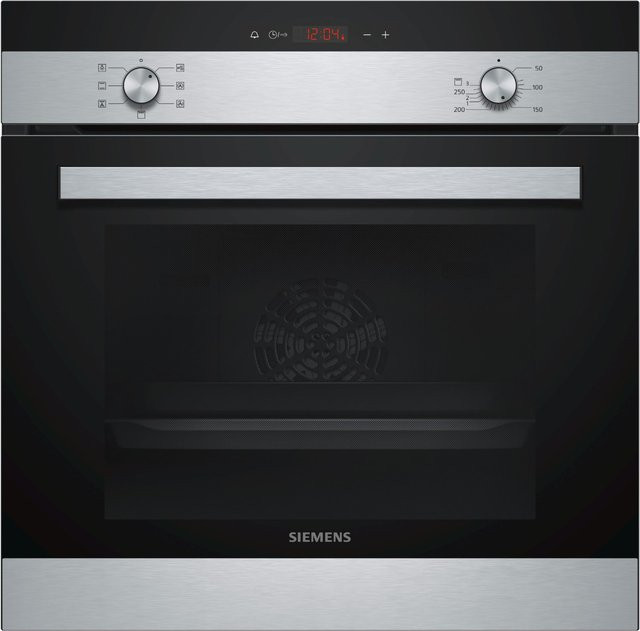 Siemens iQ100 Einbaubackofen HB113FBS1 in Edelstahl und Schwarz - Bild 1