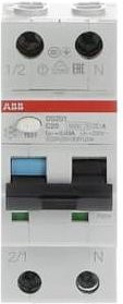 ABB RCBO FI-Schutzschalter und Leitungsschutzschalter 20A in Weiß - Bild 1