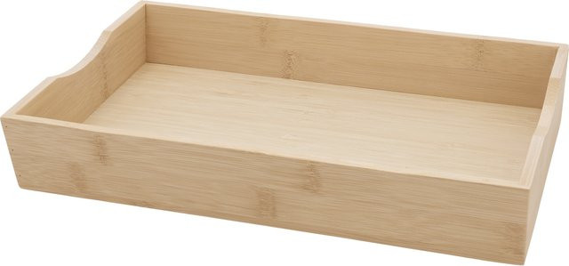 SILVERCREST Besteckkasten aus Bambus mit Trennern, Farbe: Beige, B/T: 31,0 x 20,0 cm - Bild 1