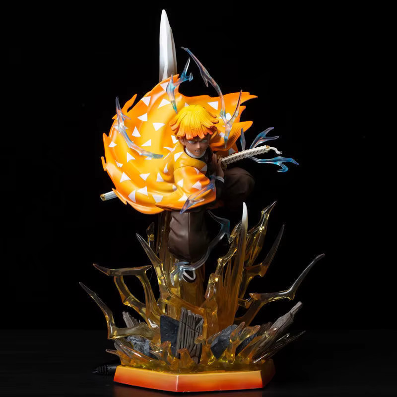 Bandai Agatsuma Zenitsu Doppelkopf-Skulptur, Figur, 32 cm - Bild 3