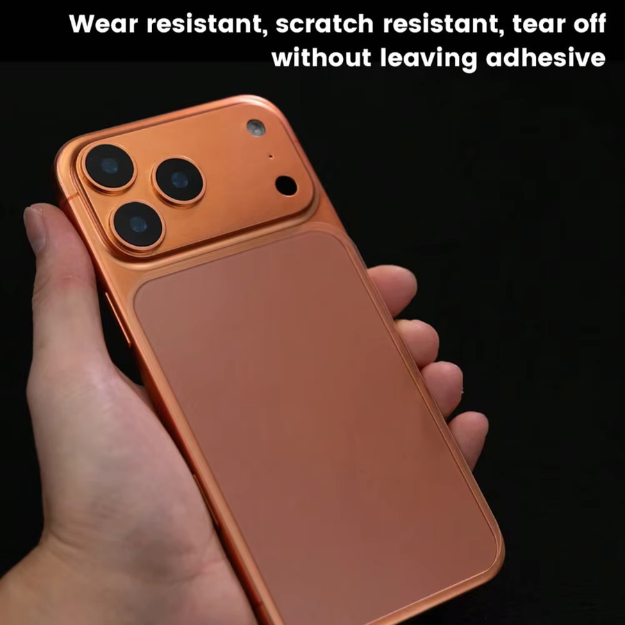NNBILI 2er-Set Matte Schutzfolien für iPhone 17 Pro Max, iPhone 17 Pro und iPhone 17, Objektivschutz und Rückseitenfolie, Transparent - Bild 2