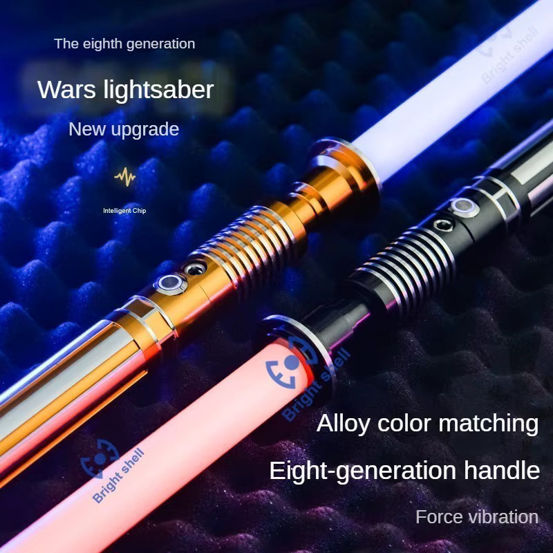 RGB Metall Lichtschwert, Laser Schwert Spielzeug, mit Licht und Sound, Weltraum, Star Wars - Bild 3