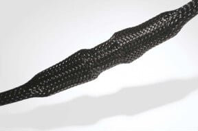 HellermannTyton Polyester Geflechtschlauch HEGP15-PET-BK-C4 in Schwarz - Bild 1