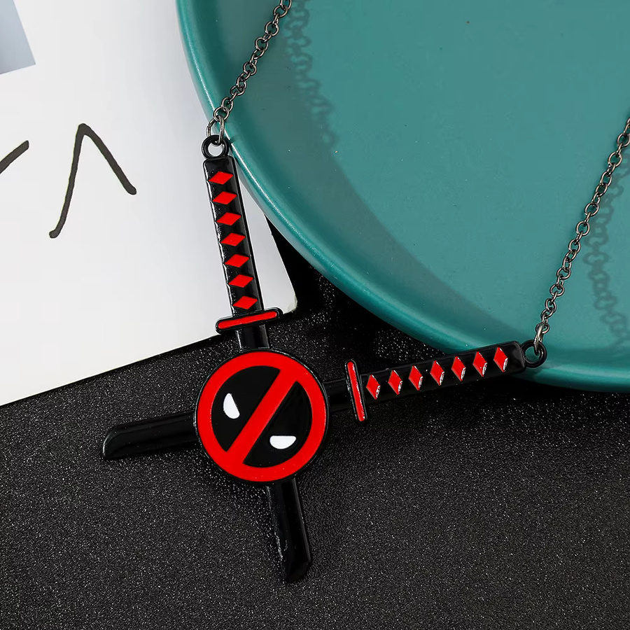 TAKARA TOMY Deadpool Superhelden-Anhänger-Halskette, Unisex - Bild 2