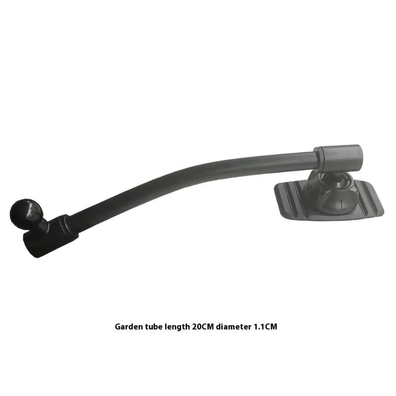 Handyhalterung für das Auto mit 17mm Kugelkopf und Nano-Kleber für Dashboard oder Windschutzscheibe, Schwarz - Bild 1