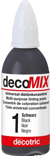 Decotric Universal-Abtönkonzentrat Schwarz 20 ml - Bild 1