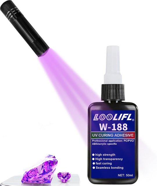 LOOLIFL UV-Epoxidharz Set transparentes Flüssig-Resin für Schmuckherstellung und Dekoration - Bild 1