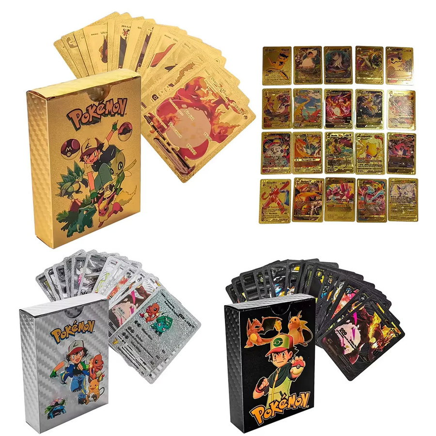 Bandai Pokémon Sammelkarten, 55-teiliges Set, Englisch Spanisch, Bunt - Bild 3