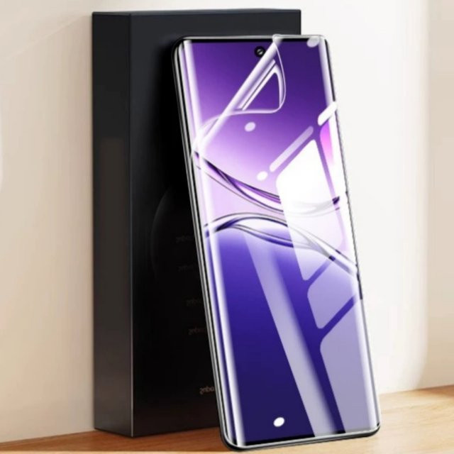 2er-Pack flexible Hydrogelfolie für OPPO A6 Pro, A5 Pro und A5, Displayschutzfolie aus transparentem TPU - Bild 1