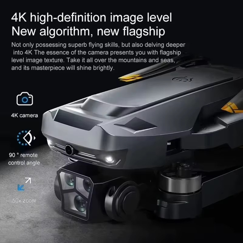 Lenovo K811 MAX Drohne mit GPS, 8K HD Dual Kamera, 5G und intelligenter Hindernisvermeidung, Brushless Quadcopter für Luftbildfotografie - Bild 4