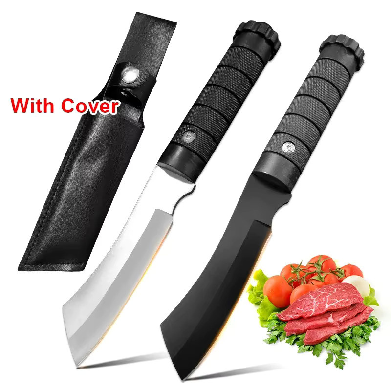 GuanQi Japanisches Fleisch-Hackmesser aus geschmiedetem Edelstahl mit ABS-Griff und Scheide - Bild 4